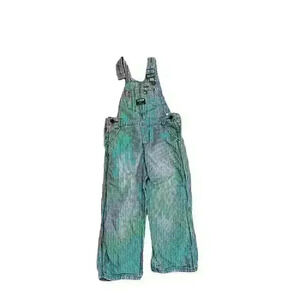 Vintage Osh Kosh B'gosh Vestbak Blue And White Striped Overalls Size 18 Mos